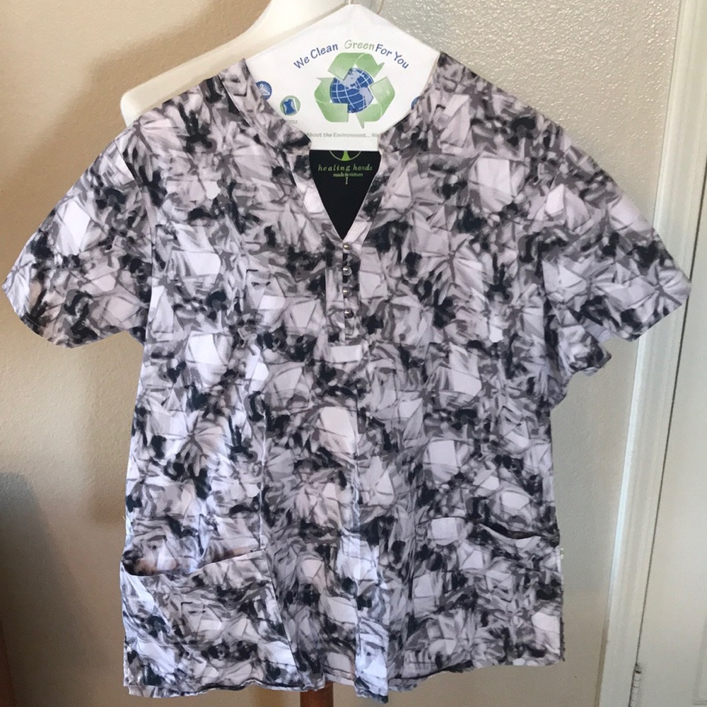Healing Hands Scrub Top